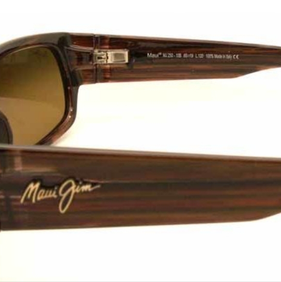 Authentic Maui Jim MJ 250 Lava Flow - Brown Tortoise - Discontinued/Rare - Picture 2 of 12